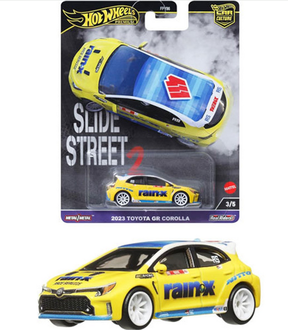 HOT WHEELS DIECAST - Slide Street 2 - 2023 Toyota GR Corolla