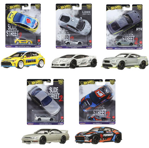 HOT WHEELS DIECAST - Car Culture - Slide Street 2 - set of 5