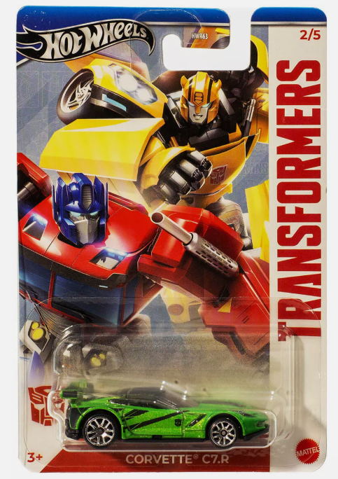 HOT WHEELS DIECAST - Transformers Corvette C7 R