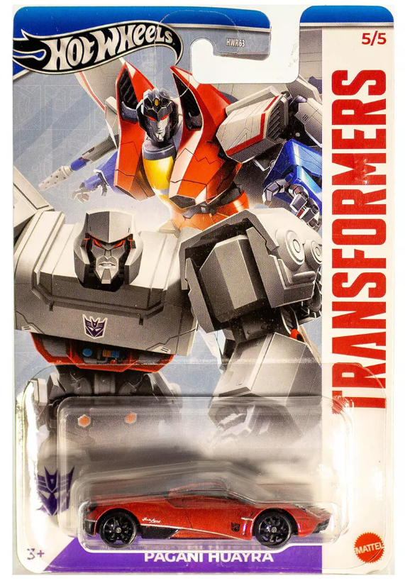 HOT WHEELS DIECAST - Transformers Pagani Huayra