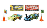 DISNEY CARS 3 DIECAST - Superfly and Airborne with signs