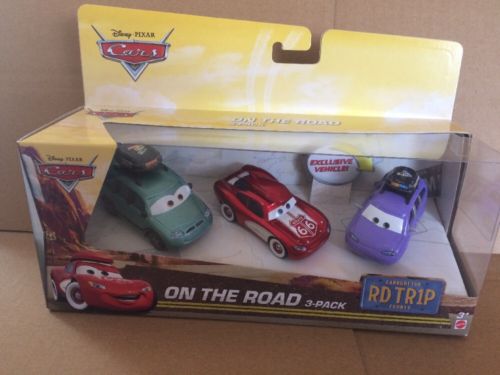 DISNEY CARS DIECAST - Road Trip - On The Road 3-Pack