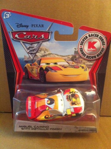 DISNEY CARS DIECAST - Miguel Camino With Metallic Finish - Silver Racer Series