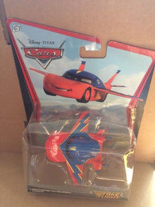 DISNEY CARS TOONS DELUXE DIECAST - Lightning McQueen Hawk