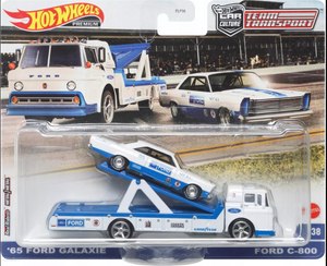 HOT WHEELS DIECAST - Team Transport 65 Ford Galaxie Ford C800