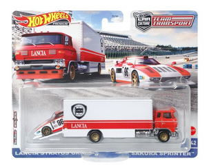 HOT WHEELS DIECAST - Team Transport Lancia Stratos Group 5 Sakura Sprinter