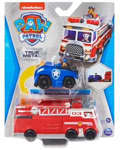 PAW PATROL True Metal - Ultimate Fire Truck with chase rescue vehicle