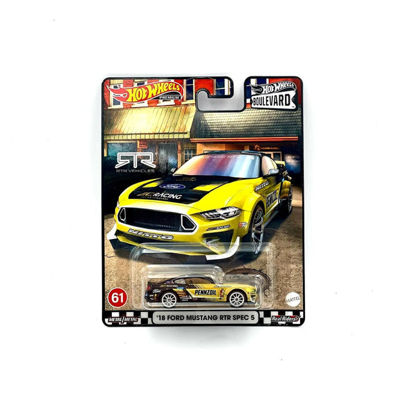 HOT WHEELS DIECAST - Boulevard Series 18 Ford Mustang RTR Spec 5