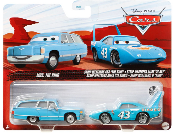 DISNEY CARS DIECAST - The King and Mrs King