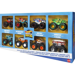 HOT WHEELS MONSTER TRUCKS LIVE - 8 pack