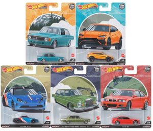 HOT WHEELS DIECAST - Car Culture - Autostrasse set of 5