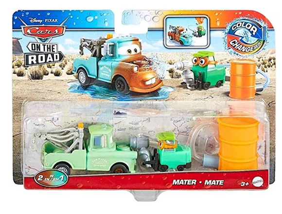 DISNEY CARS Colour Changer - On the Road - Mater with Pitty