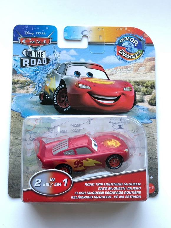 DISNEY CARS Colour Changer - On the Road - Road Trip Lightning McQueen