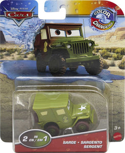 DISNEY CARS Colour Changer - Sarge