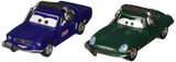 DISNEY CARS DIECAST - Brent Mustangburger and David Hobbscapp with Headsets