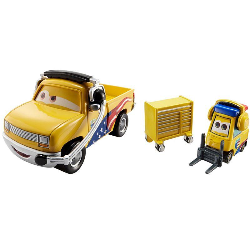 DISNEY CARS DIECAST - Jeff Gorvette Pitty and Crew Chief John