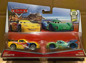 DISNEY CARS DIECAST - Jeff Gorvette and Carla Veloso