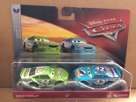 DISNEY CARS 3 DIECAST - Brick Yardley and Cal Weathers