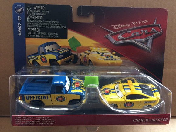 DISNEY CARS DIECAST - Charlie Checker and Dexter Hoover