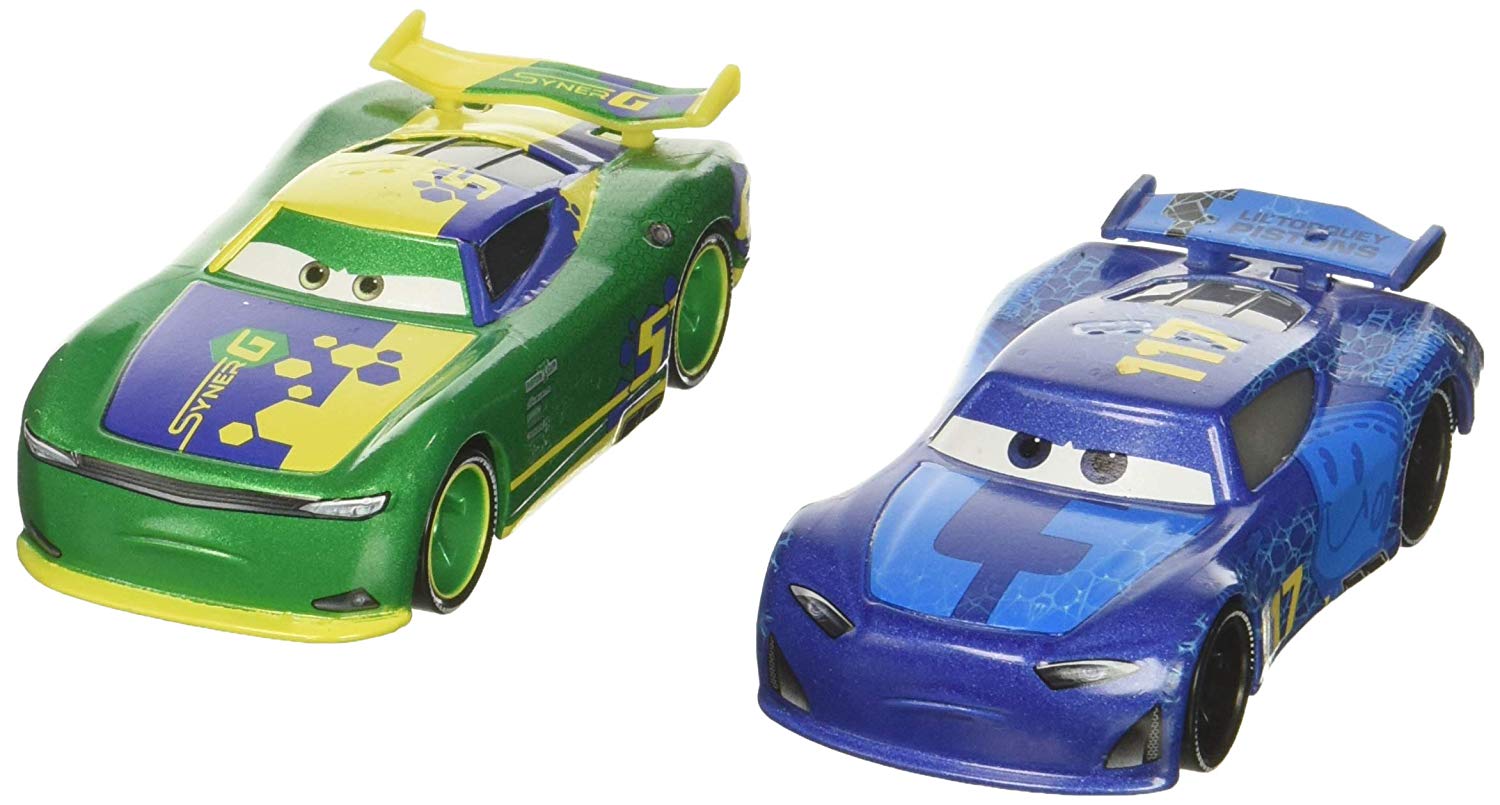 DISNEY CARS 3 DIECAST - Eric Braker and Spikey Fillups