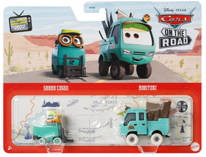 DISNEY CARS DIECAST - On the Road Sarah Coggs and Noriyuki