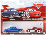 DISNEY CARS DIECAST - Doc Hudson and Cruisin Lightning McQueen