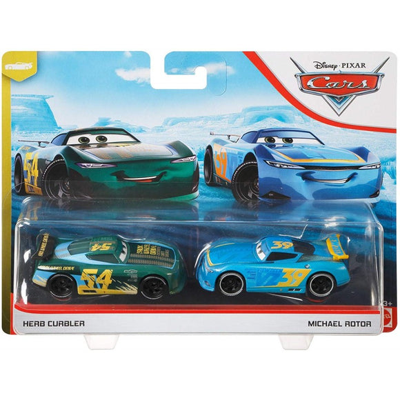 DISNEY CARS 3 DIECAST - Herb Curbler and Michael Rotor