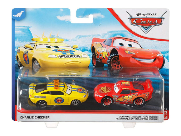DISNEY CARS DIECAST - Charlie Checker and Lightning McQueen
