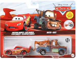 DISNEY CARS DIECAST - Lightning McQueen and Mater with towing hook