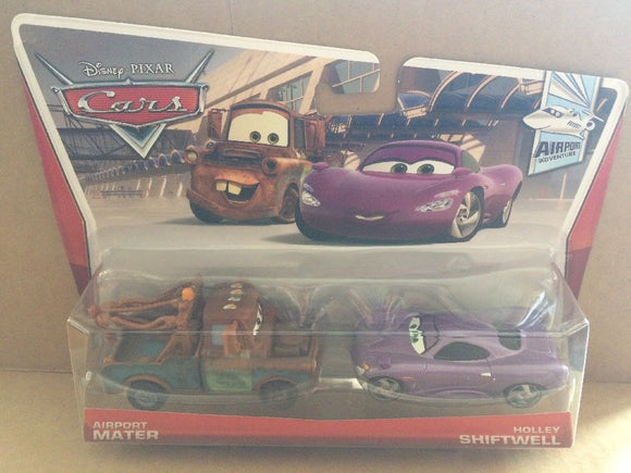 DISNEY CARS DIECAST - Airport Mater and Holley Shiftwell