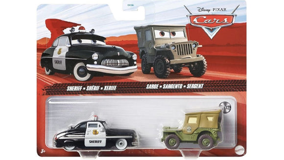 DISNEY CARS DIECAST - Sarge and Sheriff