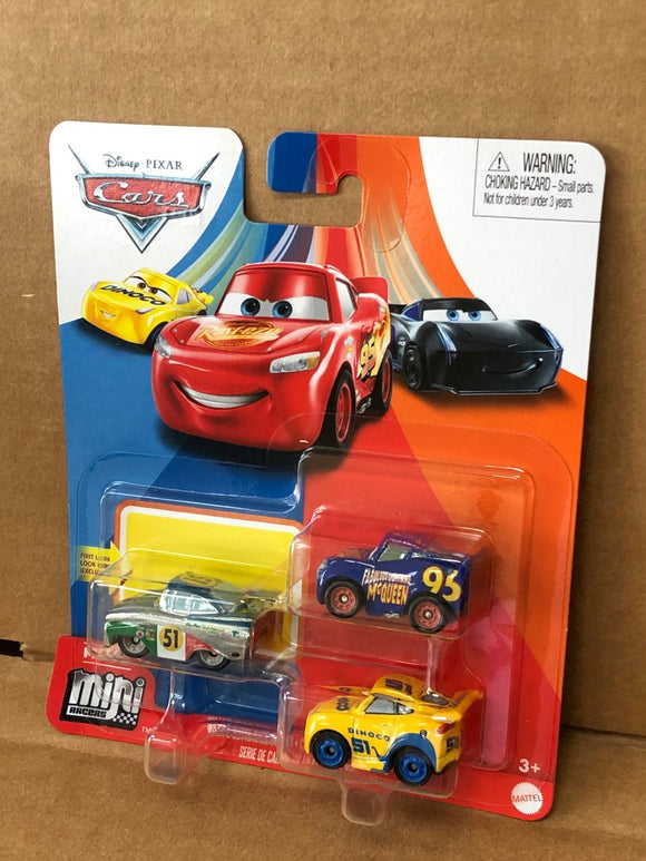 DISNEY CARS Mini Racers - set of 3 with Saludos Ramone Cruz LMQ