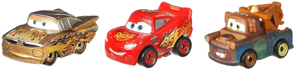 DISNEY CARS Mini Racers - set of 3 with LMQ Mater Gold Ramone – Gemdans
