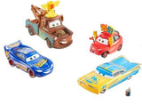 DISNEY CARS DIECAST - Fan Favorites 4 pack with LMQ Mater Maddy Ramone