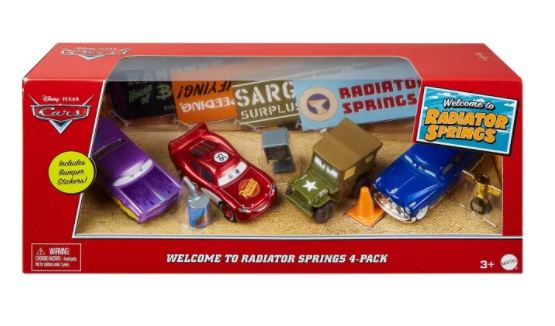 DISNEY CARS DIECAST - Welcome to Radiator Springs 4 pack