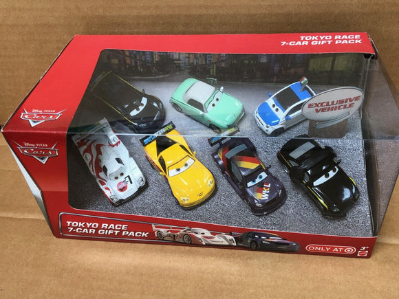 DISNEY CARS DIECAST - Tokyo Race 7 car gift pack