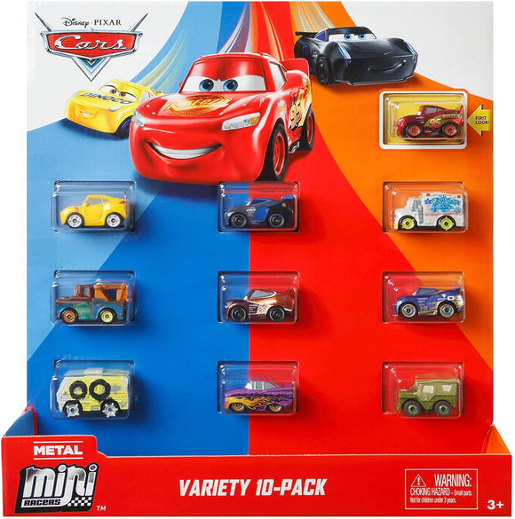 DISNEY CARS Mini Racers Classic Variety 10 Pack – Gemdans