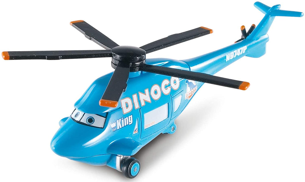 DISNEY CARS DELUXE DIECAST - Rotor Turbosky Dinoco Helicopter – Gemdans