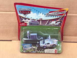 DISNEY CARS DIECAST - Retread with Pit Race Off Launcher