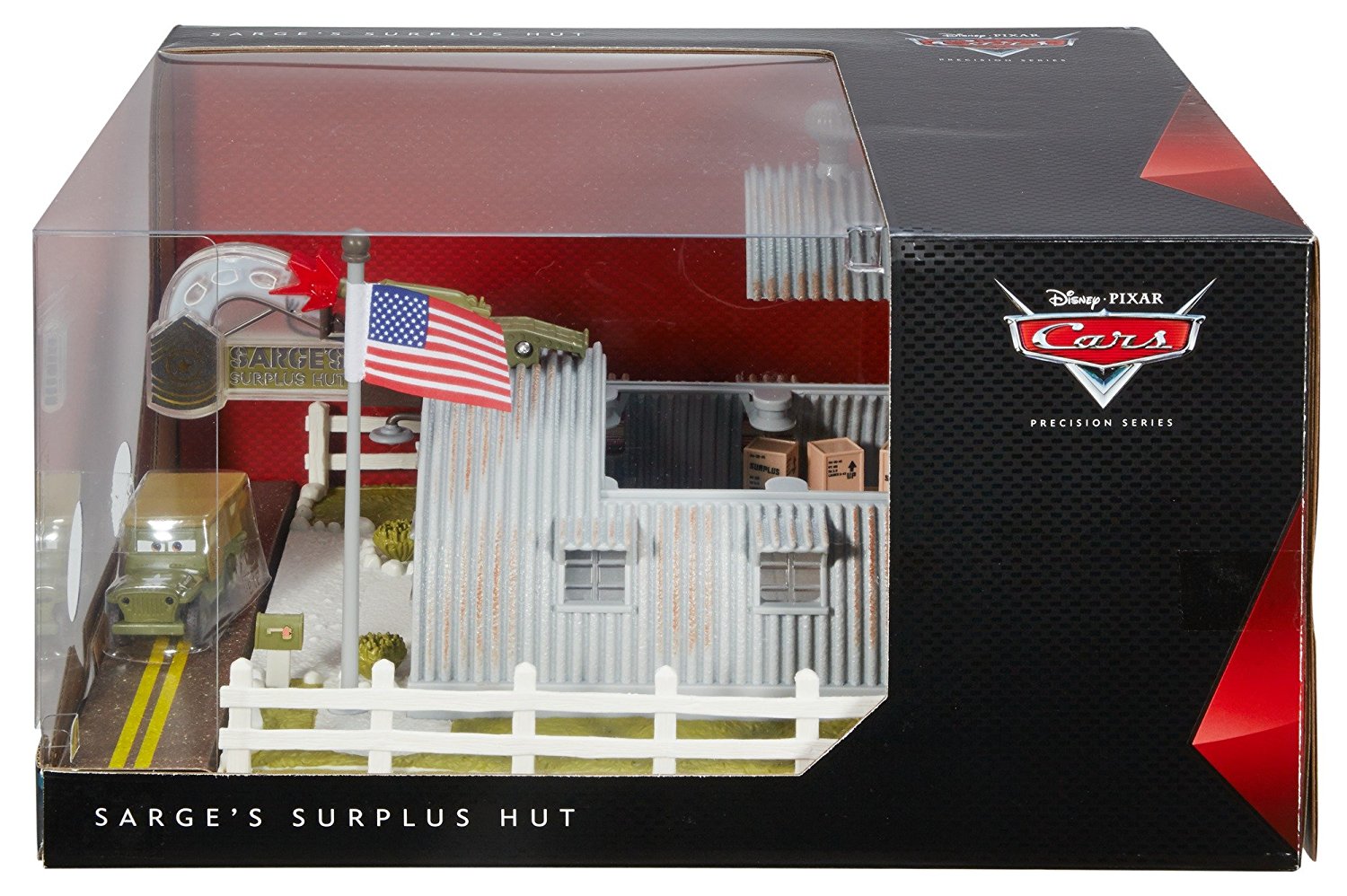 DISNEY CARS DIECAST - PRECISION SERIES PLAYSET - Sarge's Surplus Hut