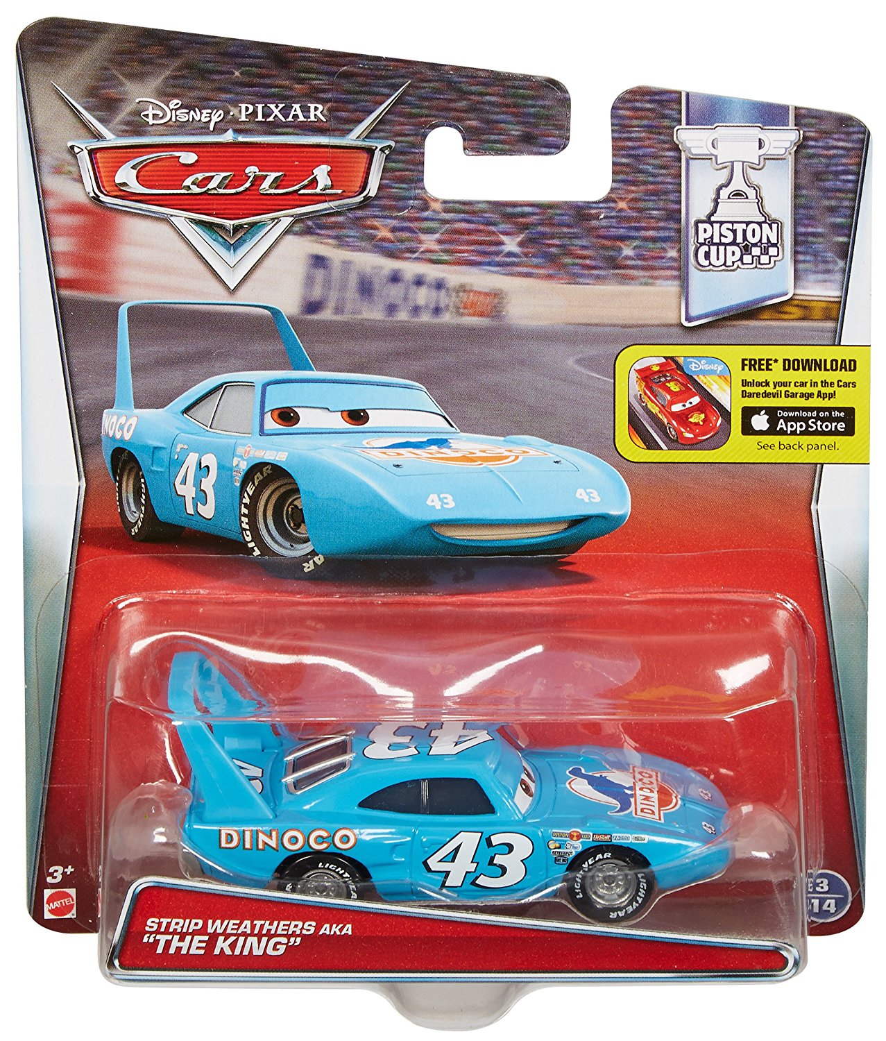 DISNEY CARS DIECAST The King aka Strip Weathers Gemdans