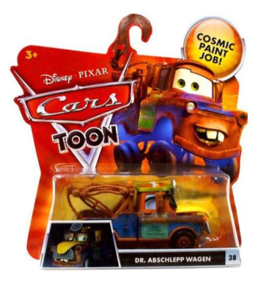 DISNEY CARS TOONS DIECAST - Mater As Dr Abschlepp Wagen