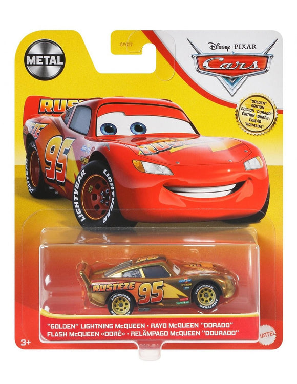 DISNEY CARS DIECAST - Special Edition Golden Lightning McQueen