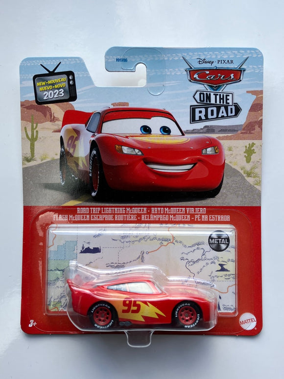 DISNEY CARS DIECAST - On the Road - Road Trip Lightning McQueen 2023