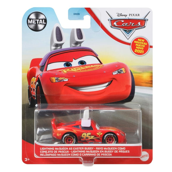 DISNEY CARS DIECAST - Lightning McQueen as Easter Buggy