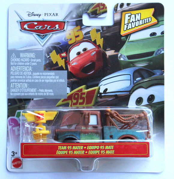 DISNEY CARS DIECAST - Team 95 Fan Mater