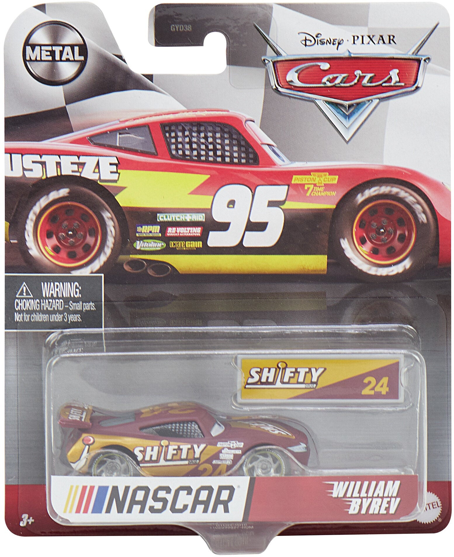 DISNEY CARS DIECAST - Nascar William Byrev
