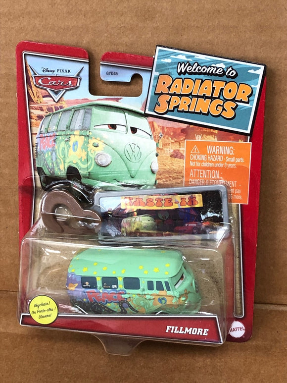 DISNEY CARS DIECAST - Welcome to Radiator Springs Fillmore with key chain