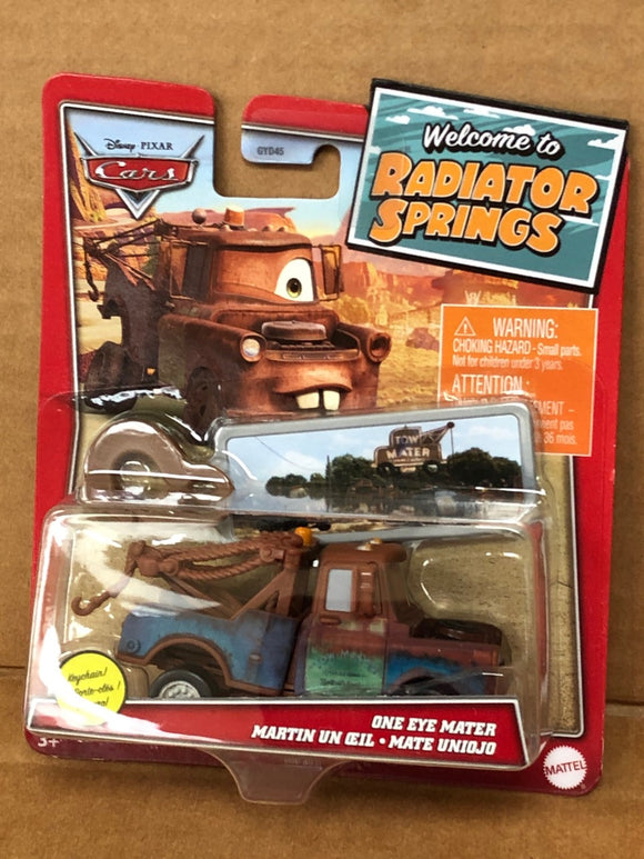DISNEY CARS DIECAST - Welcome to Radiator Springs One Eye Mater with key chain