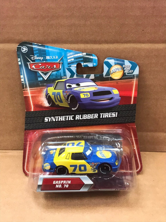 DISNEY CARS DIECAST - Gasprin No. 70 with Synthetic Rubber Tires